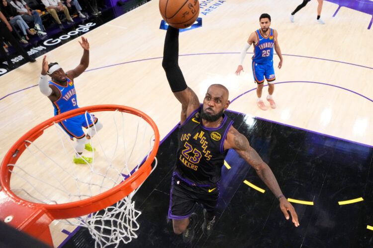 Lakers want LeBron James to return for another season alongside Luka Doncic, GM Rob Pelinka says